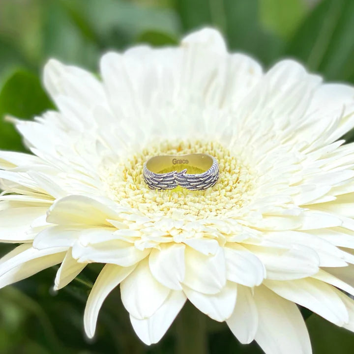 Guardian Angel Wings Ring