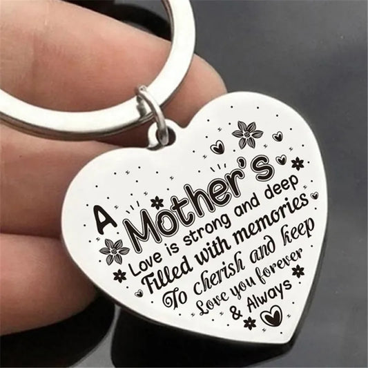 Heart Keychain Mother's Day Gift Jewelry